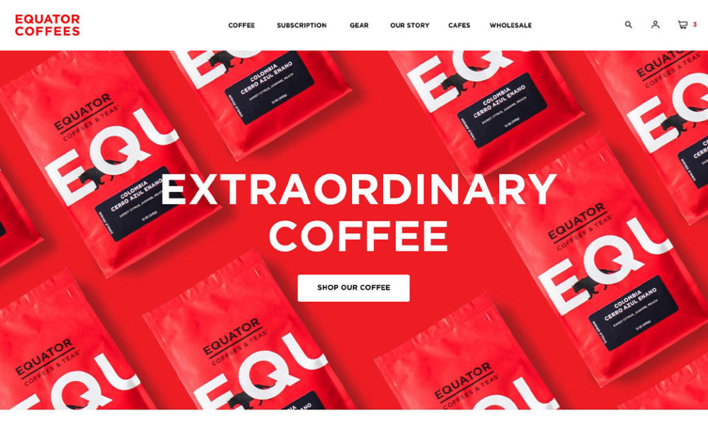 páginas web destacadas por su diseño-equators coffee