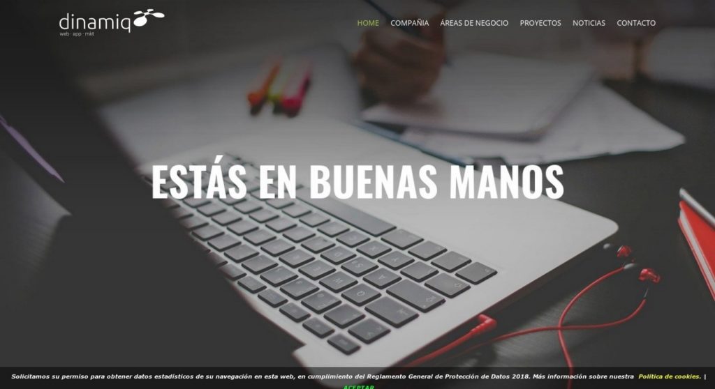 las mejores agencias de diseño web de España-Dinamiq