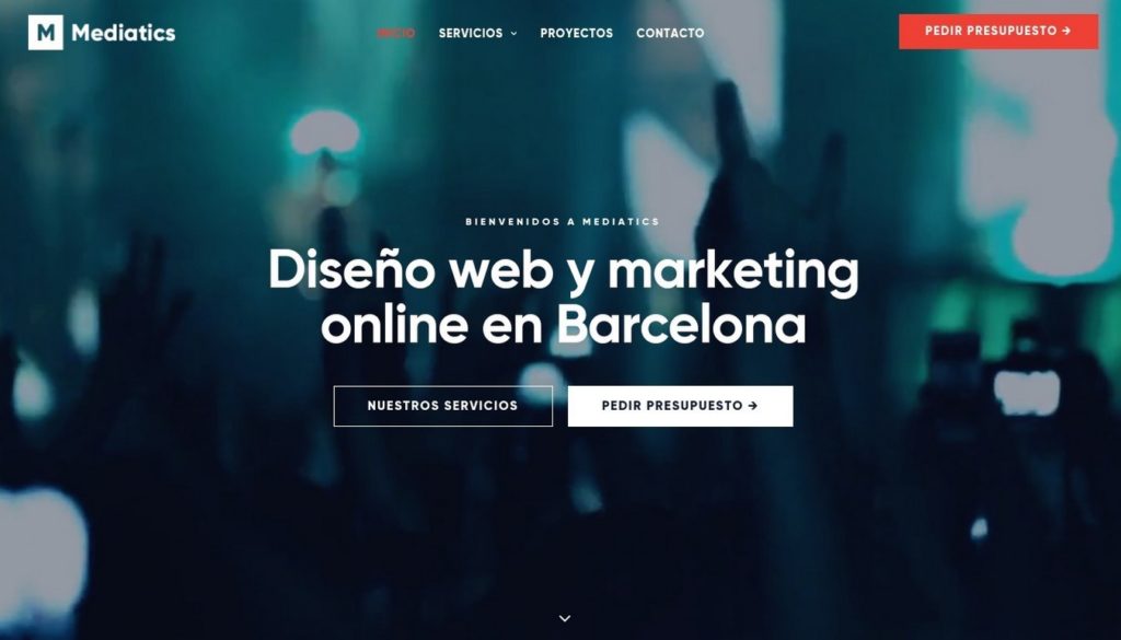 las mejores agencias de diseño web de España-mediatics