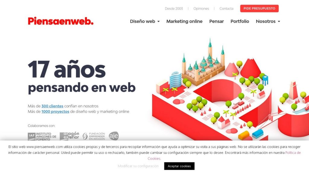 las mejores agencias de diseño web de España-piensa en web