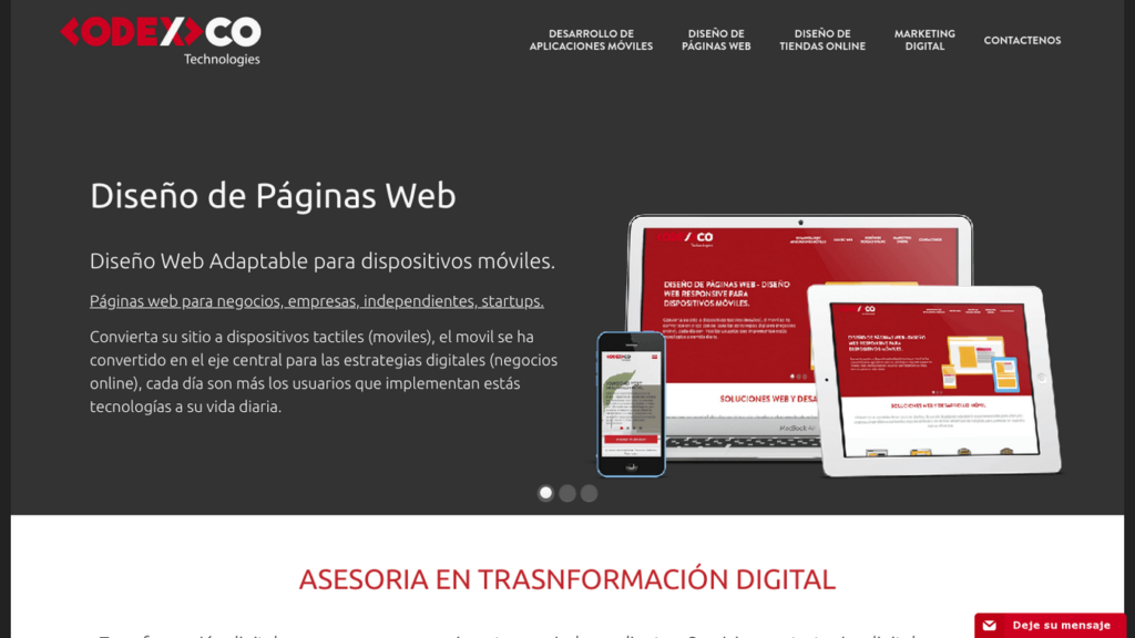 las mejores agencias de diseño web de Colombia-codexco