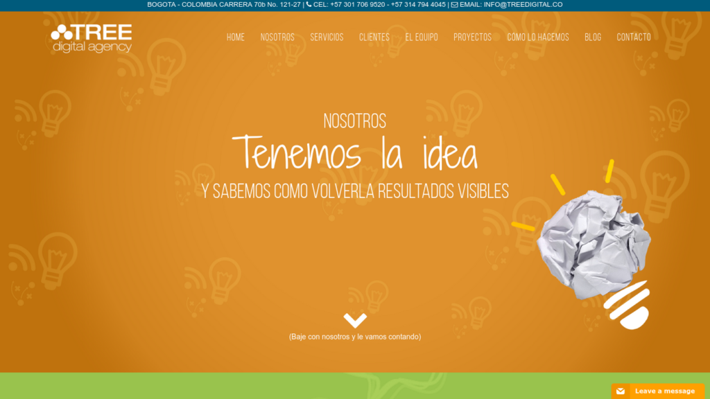 las mejores agencias de diseño web de Colombia-treedigital