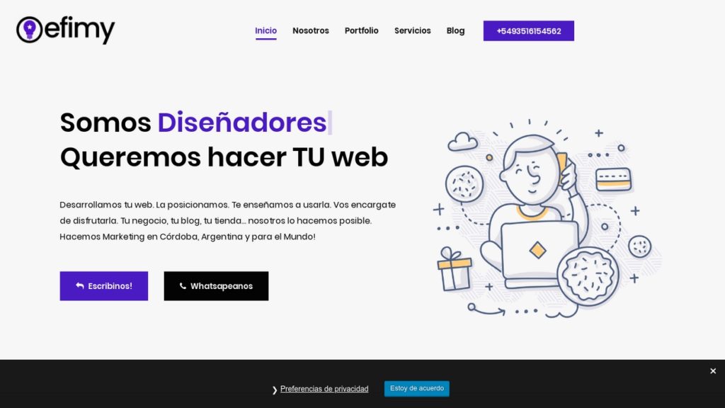 las mejores agencias de diseño web de Argentina-efimy