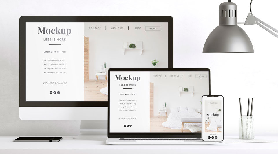 landing page